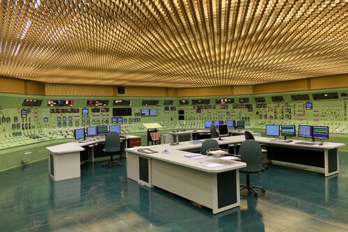 Sala de control gemela a la de la central nuclear de Almaraz en Tecnatom