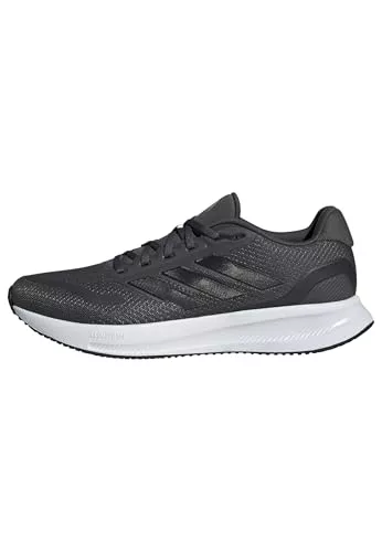 adidas Runfalcon 5 Running Shoes, Zapatillas Hombre, Grey Six Core Black Cloud White, 43 1/3 EU