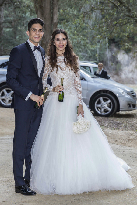 Y llegó el día: Melissa Jiménez y Marc Bartra se dan el "sí, quiero"