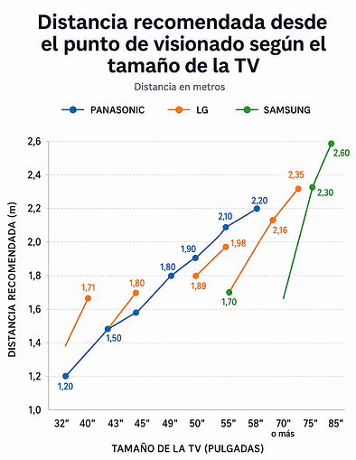 Tabla Con Tamanos De Televisores