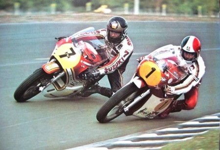 Giacomo Agostini Barry Sheene Suzuki 500