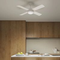 Lucha contra la ola de calor y aprovecha esta oferta en el ventilador de techo con luz Inspire Aveiro disponible en Leroy Merlin