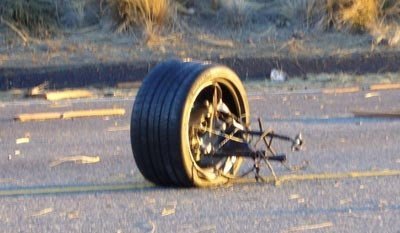 Ferrari Enzo destruído