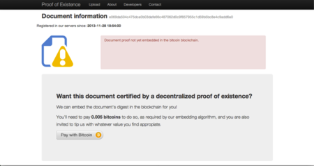 Proof of Existence, certificando documentos con Bitcoin