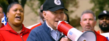 Trump y Biden politizan la mayor huelga del automóvil en la historia de EEUU. Y Elon Musk no quería perderse la fiesta