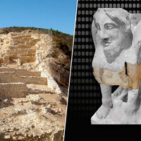 Destruir arte antiga para criar novas é útil, até encontrarem uma esfinge romana incrustada numa escadaria de Alicante 