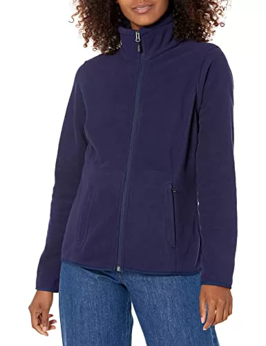 Amazon Essentials Chaqueta de Forro Polar Suave con Cremallera Completa y Corte clásico