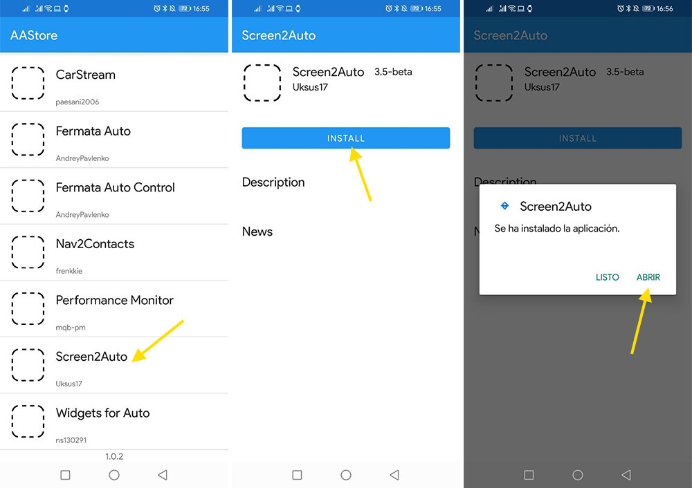 Screen2Auto convierte la pantalla de Android Auto en una tablet con