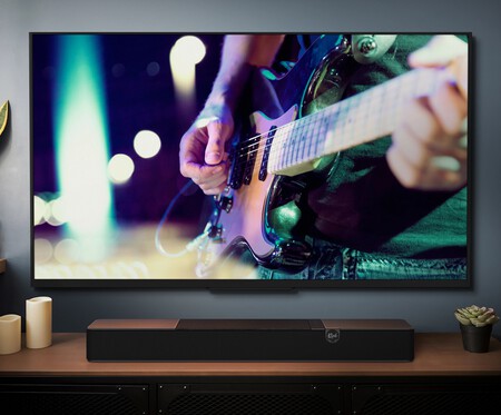 Klipsch Flexus Core 100 Under Tv Playing Rock Concert 2000x2000 Logo V02
