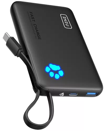 INIU 45W Power Bank 10000mAh, Bateria Externa Carga Rapida