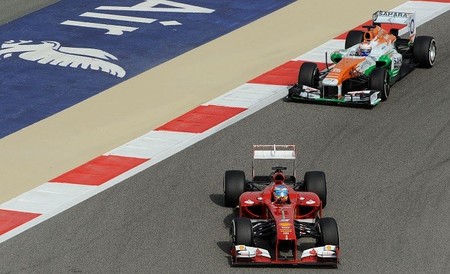 Ferrari y su particular forma de activar el DRS