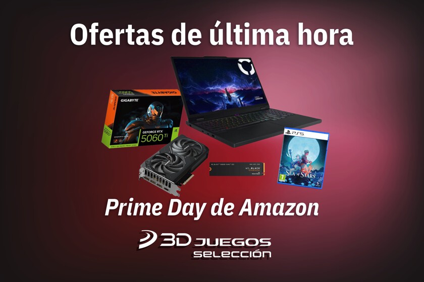 Las mejores ofertas gaming de última hora en el Prime Day de Amazon: videojuegos, SSD, portátiles y más