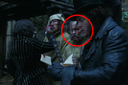 Si paras Frankenstein en el minuto 39:46 podrás ver el cameo más "divertido" de la película, y tiene protagonismo español