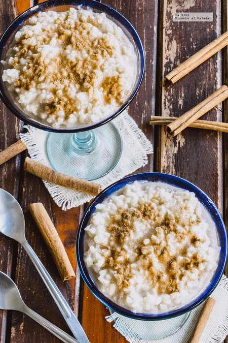 Arroz con leche tradicional. Receta sencilla de la cocina tradicional mexicana
