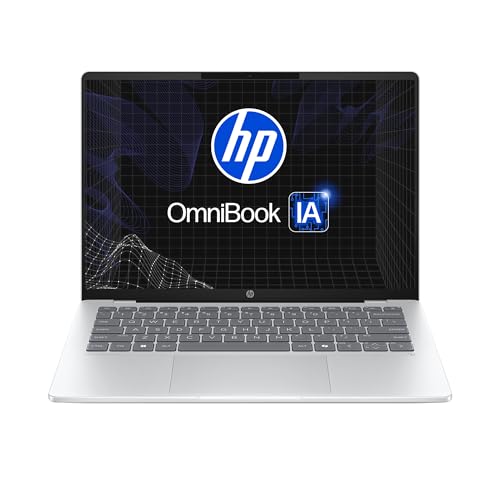 HP Laptop OmniBook 5 Snapdragon X, 16GB RAM, 512 GB SSD, 14", Pantalla OLED 2K, Windows 11 Home, Garantía México, Plata