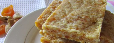 Barritas energéticas de orejones. Receta saludable 