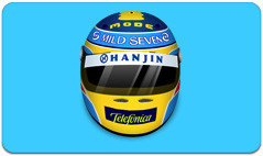 Icono del casco de Fernando Alonso