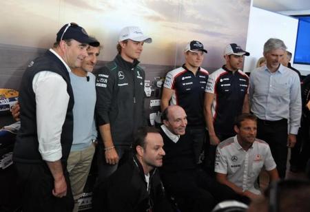 Sir Frank Williams celebró su Gran Premio número 600 con el pasado y el presente