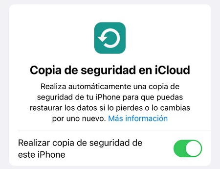 Copia Seguridad Iphone