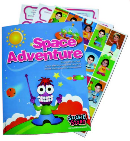 Stickiestory: cuentos de pegatinas personalizados con la foto del niño