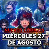 Free Fire MAX, códigos gratuitos del Miércoles 27 de agosto 