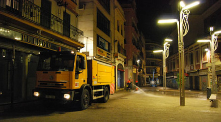 Camion baldeador de Sevilla