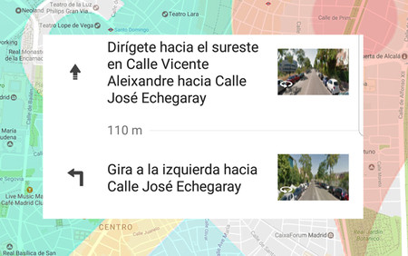 Google Maps ahora te muestra imágenes de Street View durante tu ruta