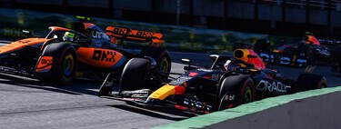 Fernando Alonso pone la épica logrando un podio de foto finish en otro trámite de Max Verstappen en Brasil
