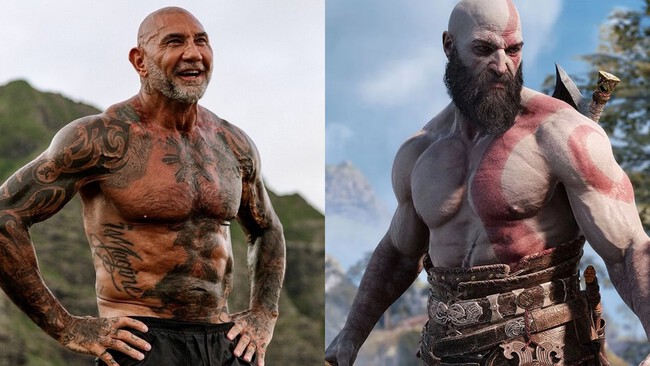 Dave Bautista será Kratos en 'God of War'