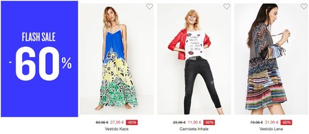 Flash sale en Desigual: hasta 60% de descuento durante este fin de semana con envío gratis
