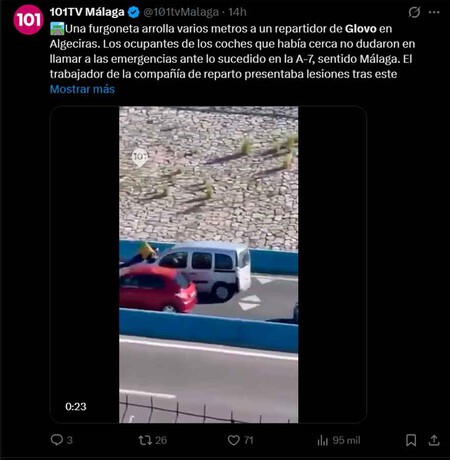 Repartidor Glovo A-7 Algeciras