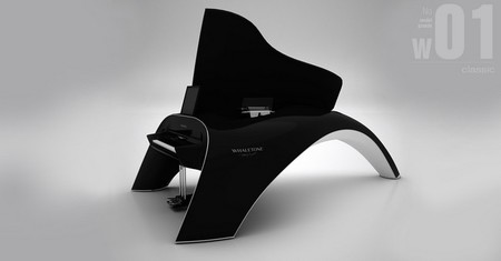 Whaletone Piano, pon un instrumento musical de diseño y alta tecnología en tu salón
