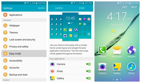 Android, Qué es el modo fácil, Cómo activarlo