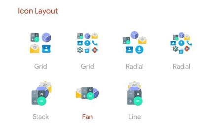 アイコンレイアウト