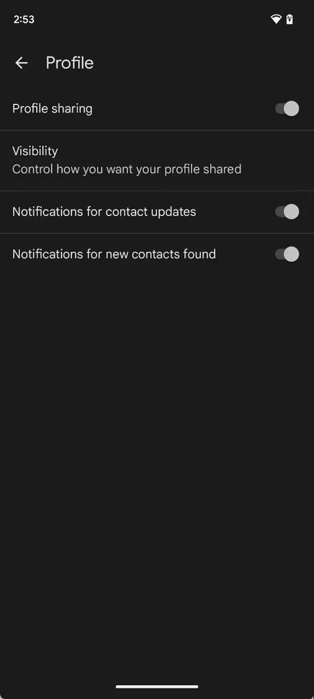 Perfil Mensajes Google