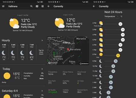 シャドウ天気アプリ