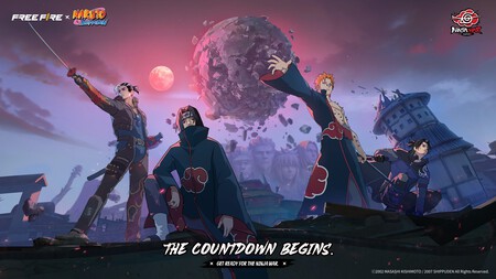 Free Fire Naruto Skins Fecha Itachi Madara