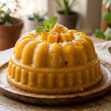 Cómo hacer una gelatina de mango natural con solo 5 ingredientes: queda deliciosa, cremosita y en muy poco tiempo 