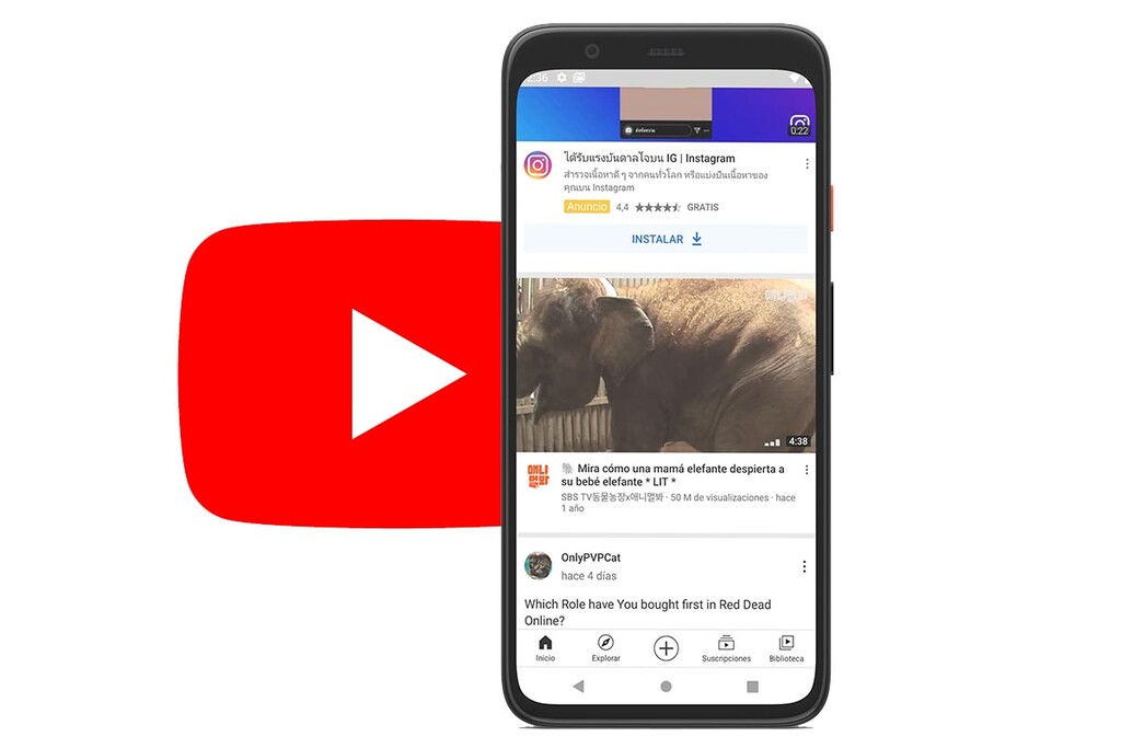 Ver vídeos de YouTube con sonido y al completo desde la pantalla principal de la app: la última prueba de Google