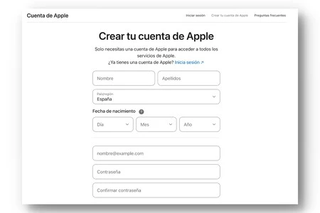 Cuenta Apple