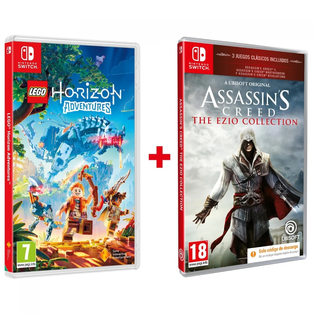 Lego: Horizon Adventures + Assassin´s Creed The Ezio Collection para Switch

