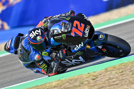 Marco Bezzecchi logra su primera pole position en Moto2 y Jorge Martín saldrá sexto en Jerez