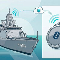 Millones en proteger una fragata de guerra. Un rastreador Bluetooth de pocos euros ha bastado para seguirla en tiempo real 
