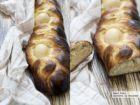 Pan dulce griego de Pascua. Receta