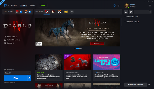Battle.net (Blizzard Entertainment)