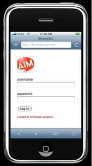 Más software para el iPhone: iPhoneChat