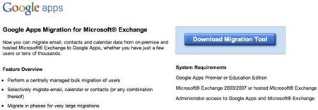 Google Apps Migration para Microsoft Exchange