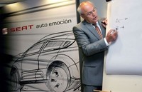 La berlina de Seat, primeros bocetos