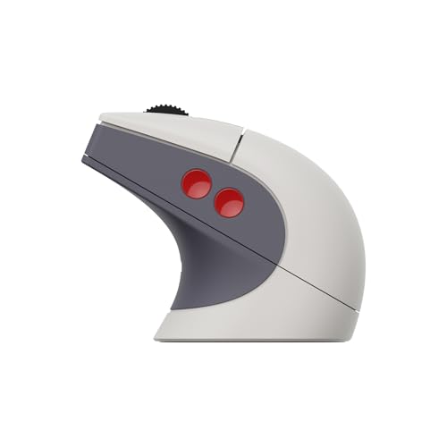 8Bitdo Retro R8 Mouse with Charging Dock, Paw 3395 Optical Sensor dpi 26,000, Wireless Mouse with 4K Polling Rate, Programmable Buttons, and Kailh Sword GM X Micro Switches - N Edition