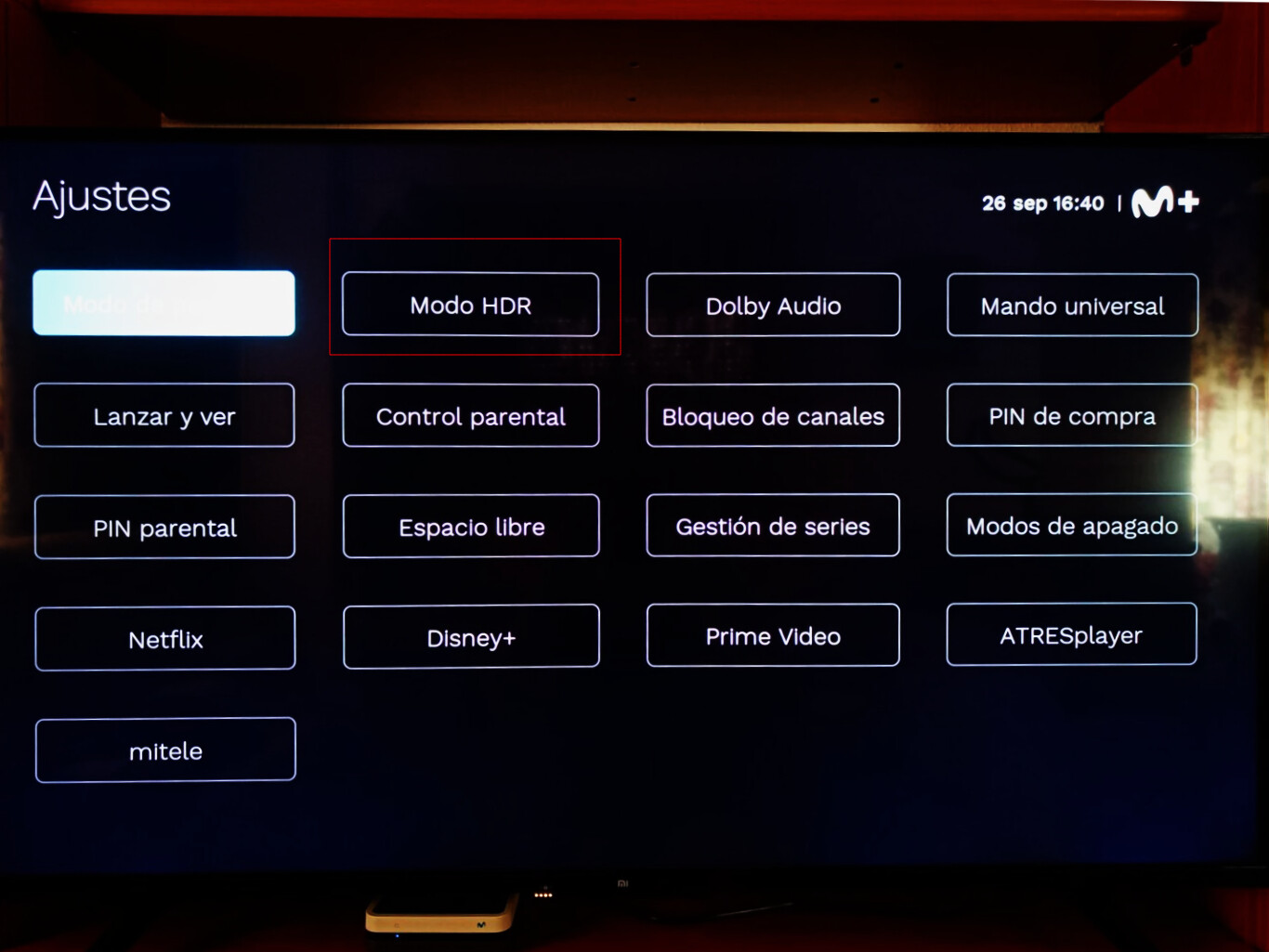 Cómo ajustar el HDR en el decodificador UHD de Movistar para conseguir ...
